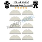Roborock S6 MaxV Uyumlu 10 Adet Tam Yüzey Mikrofiber Kalın Mop