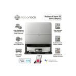 Roborock Saros 20 Sonic Beyaz Robot Süpürge - 10.000 Pa Emiş, Sonic Mopping, Akıllı Engel Tanıma