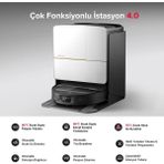 Roborock Yeni 22.000 Pa Yüksek Emiş Gücü Otomatik Istasyonlu Robot Süpürge, Mop Yıkama Yapay Zeka Navigasyon, Gelişmiş Çift Kamera Sistemi - Siyah
