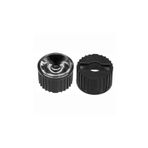 RoboShop 1W 3W 5W Power LED Mercek Lens 5 Derece - SiYAH (Buzlu Cam)