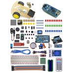Robot Diyarı Arduino Nano Mega Uno 181 Parça 4 İn 1 Robotik Kodlama ve 2 Wd Tekerlekli Araba Şasesi Rfid Süper Proje Eğitim Seti