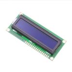 Robot Diyarı Mavi Üzerine Beyaz 2x16 LCD Ekran