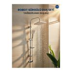 ROBOT DUŞ SETİ TEPE YAĞMURLAMA SÜRGÜLÜ DUŞ TAKIMI