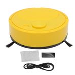 Robot Süpürge, akıllı Süpürme Robotu, çok Fonksiyonlu Usb şarj, Ultra Ince Ve Sessiz, güç Kaldırma Emme, Pet saç Için Uygun/halı/sert Zemin, Ahşap Döşeme, Karo, halı (Sarı)