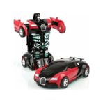 Robota Dönüşen Araba Transformers It Bırak - Bugatti Modeli - Kırmızı