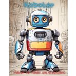Roboter Malbuch: 50 tolle Bilder Für Kinder ab 4 Jahren und Erwachsene (Crayon Lab Malbücher)