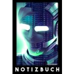 Roboter Zukunft Wissenschaft Sci-Fi Maschine - Notizbuch: Notizbuch / Notebook / 6x9 Zoll / 120 ausfüllbare Seiten / Punkteraste