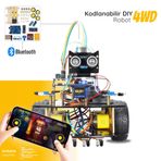 RoboThink 4 Teker Robot Araba Kodlama Seti 4WD-BLE (Arduino Temelli - Kutulu ve E-Kitaplı)