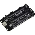 Robotistan 2'li Anahtarlı 18650 Lityum Pil Yuvası V8 Mikro USB