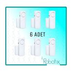 Robotix RB-4444B Beyaz Kapı Pencere Alarmı 6 Adet - .