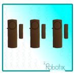 Robotix RB-4444K-3 Kahverengi Kapı Pencere Alarmı 3 Adet