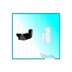 Robotix RB-D12IR Gece Görüşlü Caydırıcı Maket Kamera + RB-4444B Beyaz Kapı Pencere Alarmı Siyah