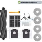 robotyedek Mova P50 Pro Ultra Uyumlu Ana Fırça Hepa Filtre Mop Toz Torbası Seti-13 Parça