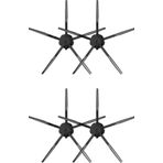 robotyedek Roborock S5 Max (Siyah) Uyumlu Yedek Yan Fırça-4 Parça