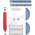 robotyedek Roborock S7 Beyaz Uyumlu Yedek Fırça Hepa Filtre Mop Seti-8 Parça
