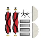 robotyedek S5 Max, S6, S6Pure, S6Maxnan Siyah Uyumlu Yedek Fırça Hepa Filtre Mop Seti-10 Parça, Robotyedek, Renk20