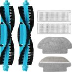robotyedek Viomi V2 Pro Uyumlu Yedek Fırça Hepa Filtre Mop Seti-6 Parça