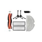 robotyedek Xiaomi Mop 2 Pro+ 3d (DİKKAT:KAMERALI-PLUS GLOBAL)uyumlu Yedek Fırça Hepa Filtre Mop Seti-8 Parça