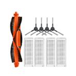 Robotyedek Xiaomi Mop Pro Styj02ym Siyah Uyumlu 9 Parça Set Yedek Mopsuz Fırça Hepa Filtre Mop