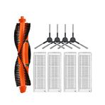 Robotyedek Xiaomi Mop Pro Styj02ym Siyah Uyumlu 9 Parça Set Yedek Mopsuz Fırça Hepa Filtre Mop