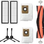 Robotyedek Xiaomi Vacuum Mop 2 Ultra Uyumlu 7 Parça Yedek Fırça Filtre Mop