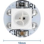 Roboyol Store 1 Bit Neopixel WS2812B 5050 Rgb LED Modül 5050 Adreslenebilir Rgb Lamba Kart Full Color