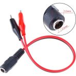 Roboyol Store 2.1mm Adaptör Krokodil Kablo Standart Dc Dişi Güç Kaynağı Timsah