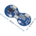 Roboyol Store 2s 4A Lityum Batarya Bms Koruma Kartı 18650 Lityum Lion Pil Akü 2s 7.4V 4A Bms Protection Board