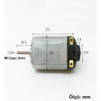 Roboyol Store 3V 6V Dc Motor 130 Dc Motor Oyuncak Motoru