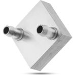 Roboyol Store 4X4CM Sıvı Su Aluminyum Soğutucu Blok 90 Derece Cpu Gpu Anakart Xbox Lazer Kafa Soğutma Radyatör