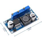 Roboyol Store LM2596 Acav Pil Şarj Modülü Voltaj Düşürücü Güç Kaynağı Ayarlanabilir Akım Pil Sarj LED Sürücü