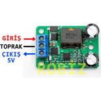 Roboyol Store Sabit 5V 5A Çıkışlı Güç Kaynağı Voltaj Düşürücü Modül HW-468
