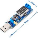 Roboyol Store USB Ayarlı Güç Kaynağı Modülü HW-132 Voltaj Yükseltici Düşürücü Dc 0.6V / 25V