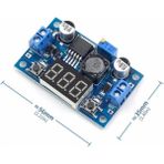 Roboyol Store Voltmetreli LM2596 Ayarlı Modül Ayarlanabilir 3A Güç Kaynağı