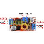 Roboyol Store XL4015 Voltaj ve Akımı Ayarlanabilir Güç Kaynağı 4-38V To 2-36V