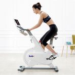 Robx E1 Smart Spin Bike Kondisyon Bisikleti 100 Kademe Manyetik Sürüş Kontrol Sistemi - Beyaz