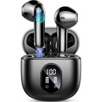 Robx S-30 Bluetooth Kulaklık IOS-ANDROİD ENC Ortam Sesi Azaltma 4 Mikrofonlu 5.3 IPX6 Su geçirmez - Siyah