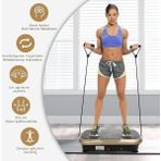 Robx Vibro Vibration Plate Egzersiz ve Titreşimli Basen Karın Kol Bacak Spor Aleti - Beyaz