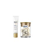 Roc Retinol Correxion Line Smoothing Anti-aging Canlandırıcı Göz Kremi 15 Ml + 10'lu Kapsül Gece Serumu 2'li Cilt Bakım Seti
