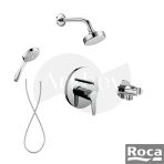 Roca Ankastre Banyo Duş Sistemi - Krom / İç Set Sıva Altı Grubu Dahil Arkhev0024