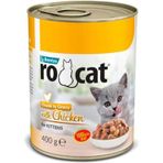 Rocat Kitten Tavuklu 400 gr Yavru Kedi Konservesi