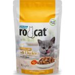 Rocat Tavuklu Yavru 85 gr Yaş Kedi Maması