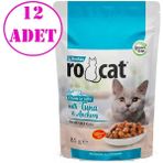 Rocat Ton Balıklı Hamsili 12x85 gr Yaş Kedi Maması