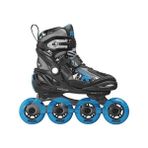 Roces Moody Boy Tif Black Astro Blue Ayarlanabilir Çocuk Pateni 30-35 - Siyah - Mavi - 30 - 35