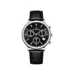 Roche Montre Rmg6014-03 Buin Chrono Deri Erkek Kol Saati - Siyah