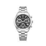 Roche Montre Rmg6015-04 Victor Chrono Metalik Çelik Erkek Kol Saati - Gri