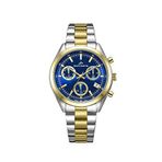 Roche Montre Rmg6015-06 Victor Chrono Rengi Metalik Gri Çelik Erkek Kol Saati - Altın