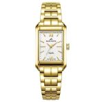 Roche Montre Rml5010-05 Swıss Made Safir Cam Altın Kaplama Dikdörtgen Kadın Kol Saati