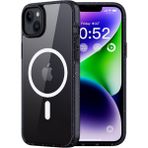 Rock iPhone 14 Pro Max Shield Serisi MagSafe Anti Shock Şeffaf Siyah Kılıf
