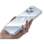 Rock Iphone 14 Pro Pure Serisi MagSafe Şeffaf Silikon Kılıf